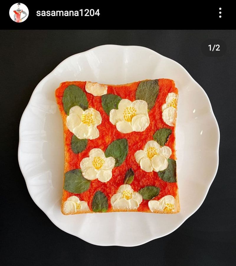 bánh mì họa tiết